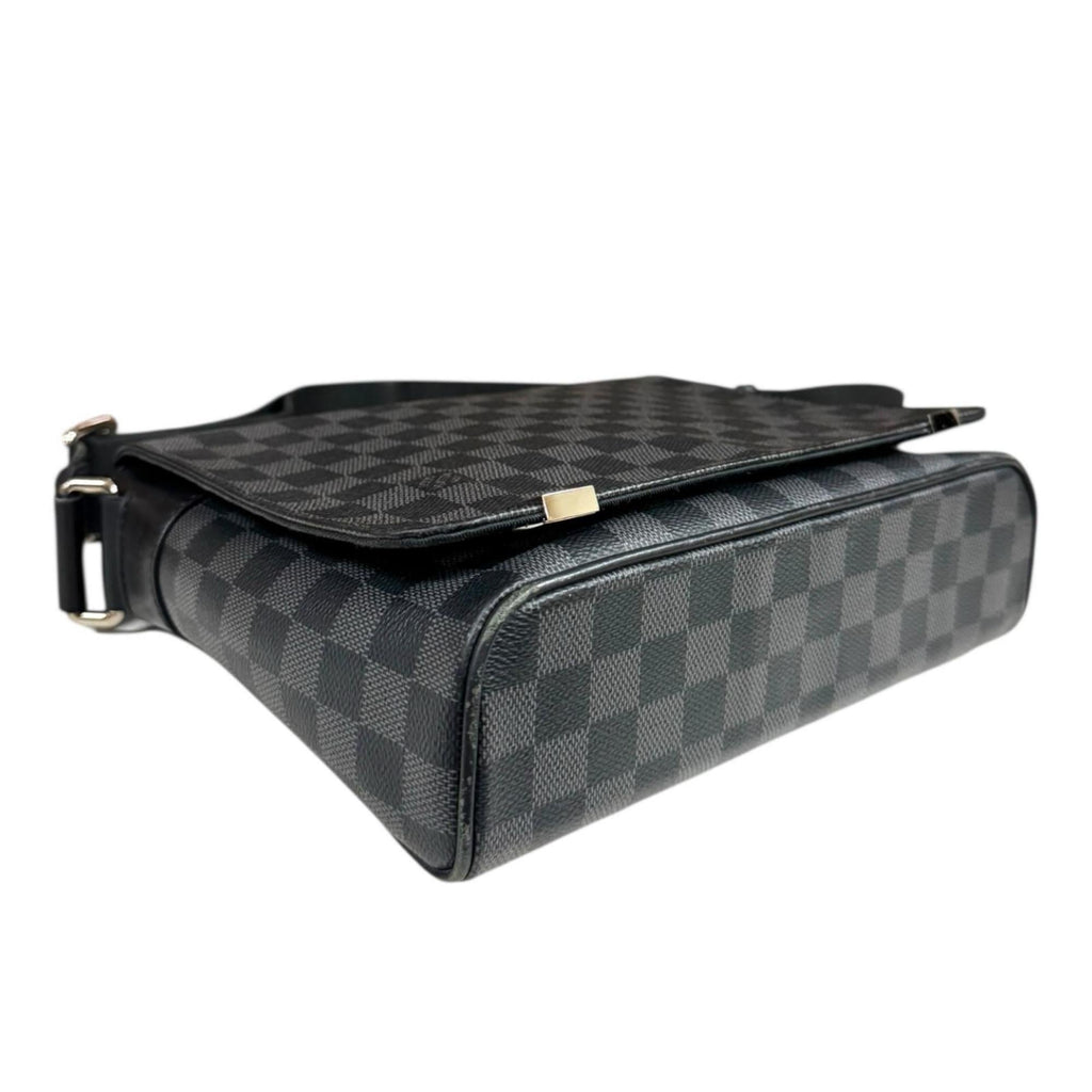 Louis Vuitton Black Gray Or Damier Graphite Shoulder Bag