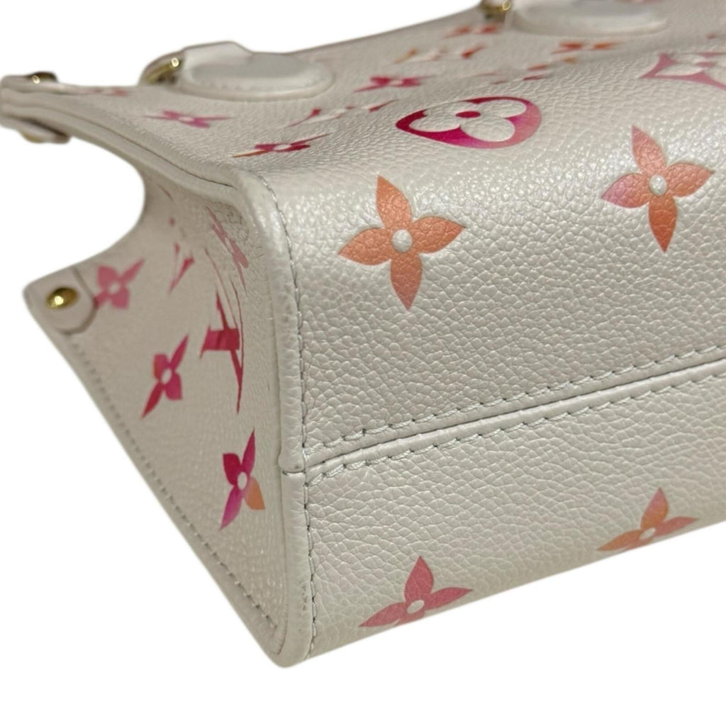 Louis Vuitton Orange Pink White Monogram Empreinte Shoulder Bag