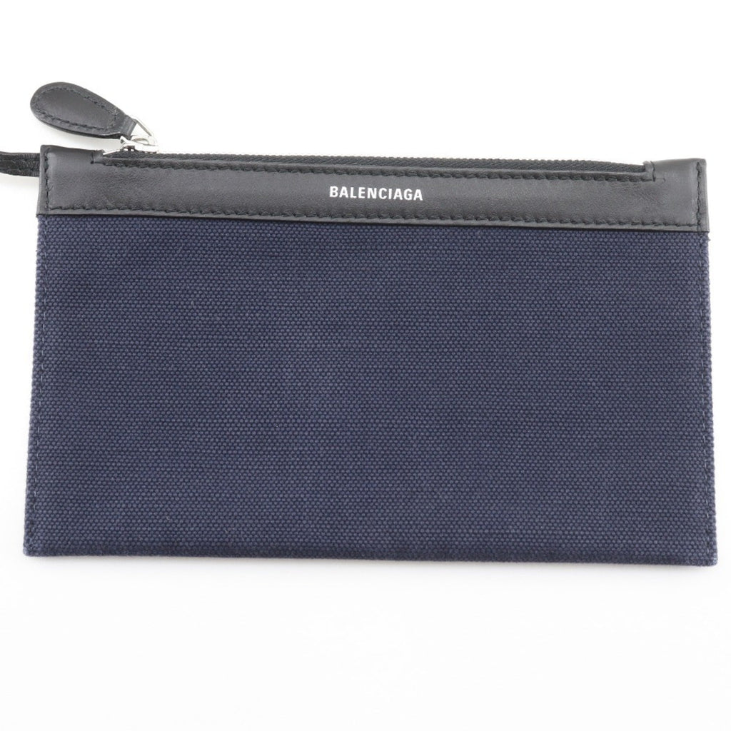 Balenciaga Navy Canvas Tote