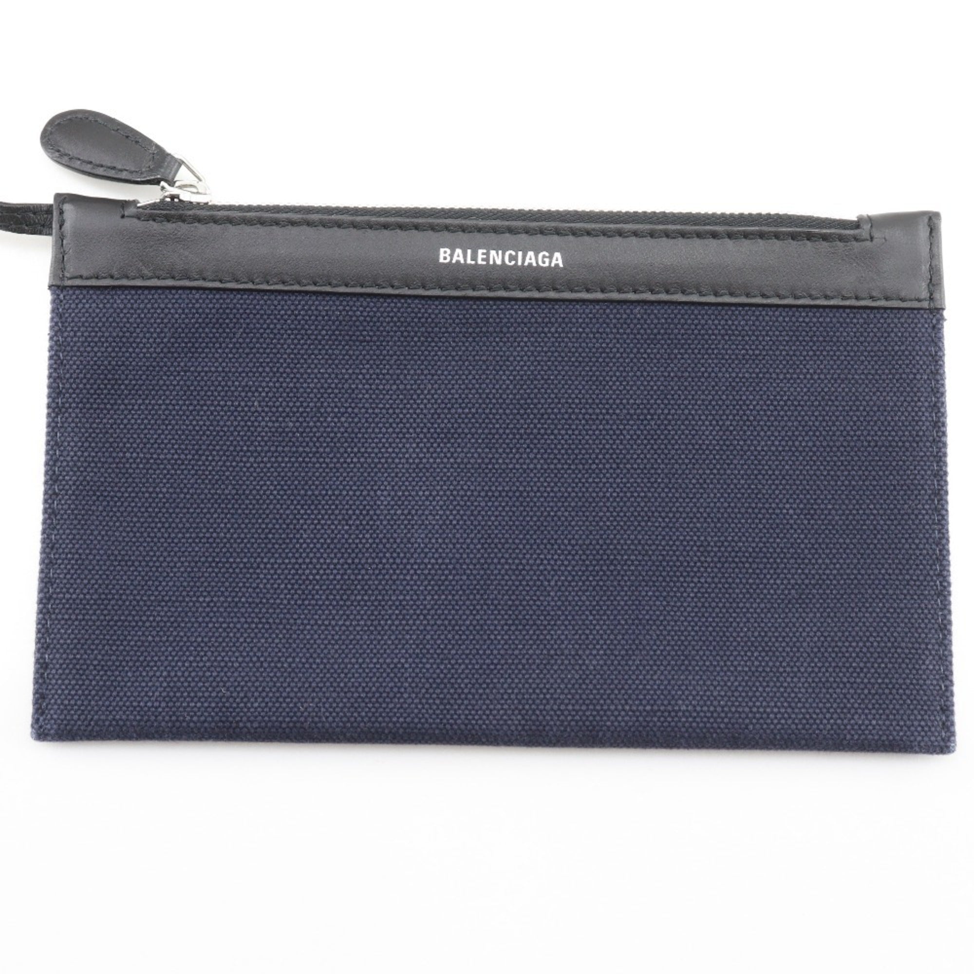Balenciaga Navy Canvas Tote