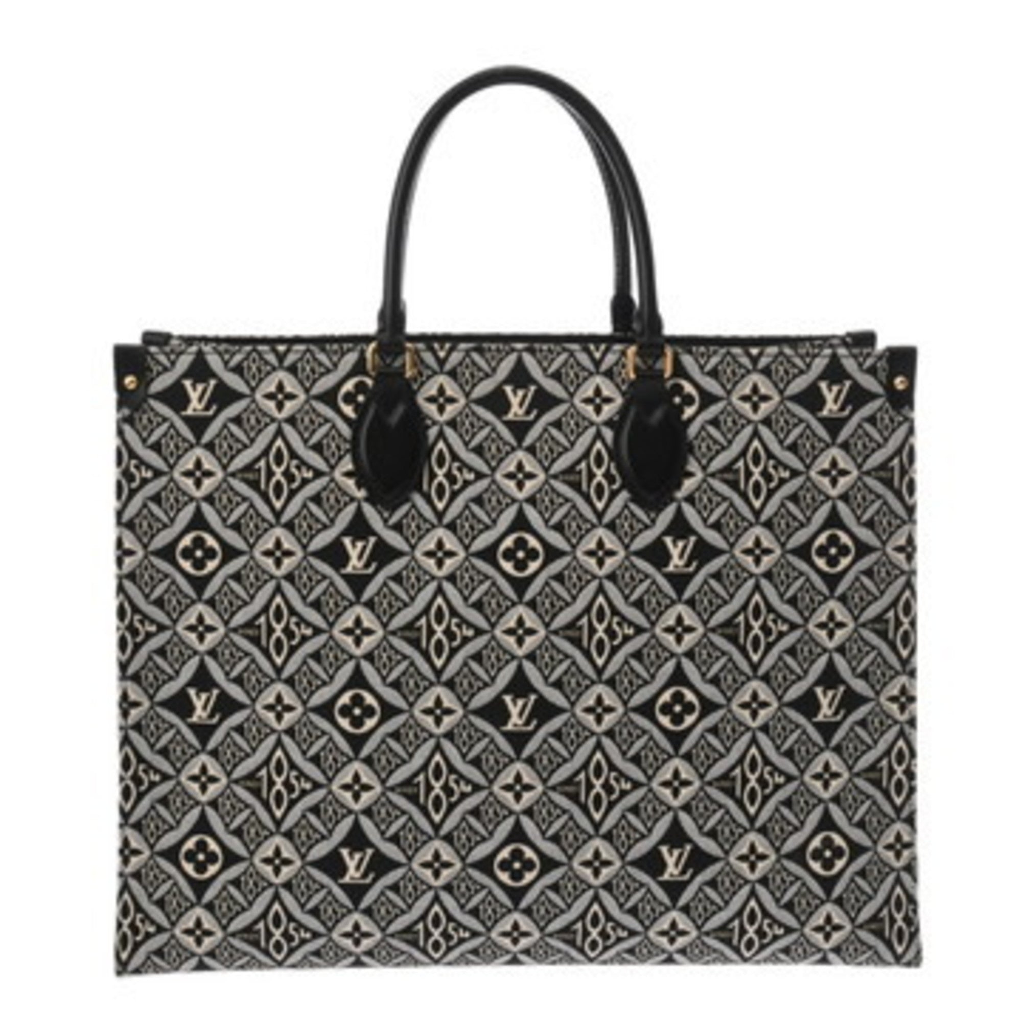 Louis Vuitton Black White Monogram Handbag