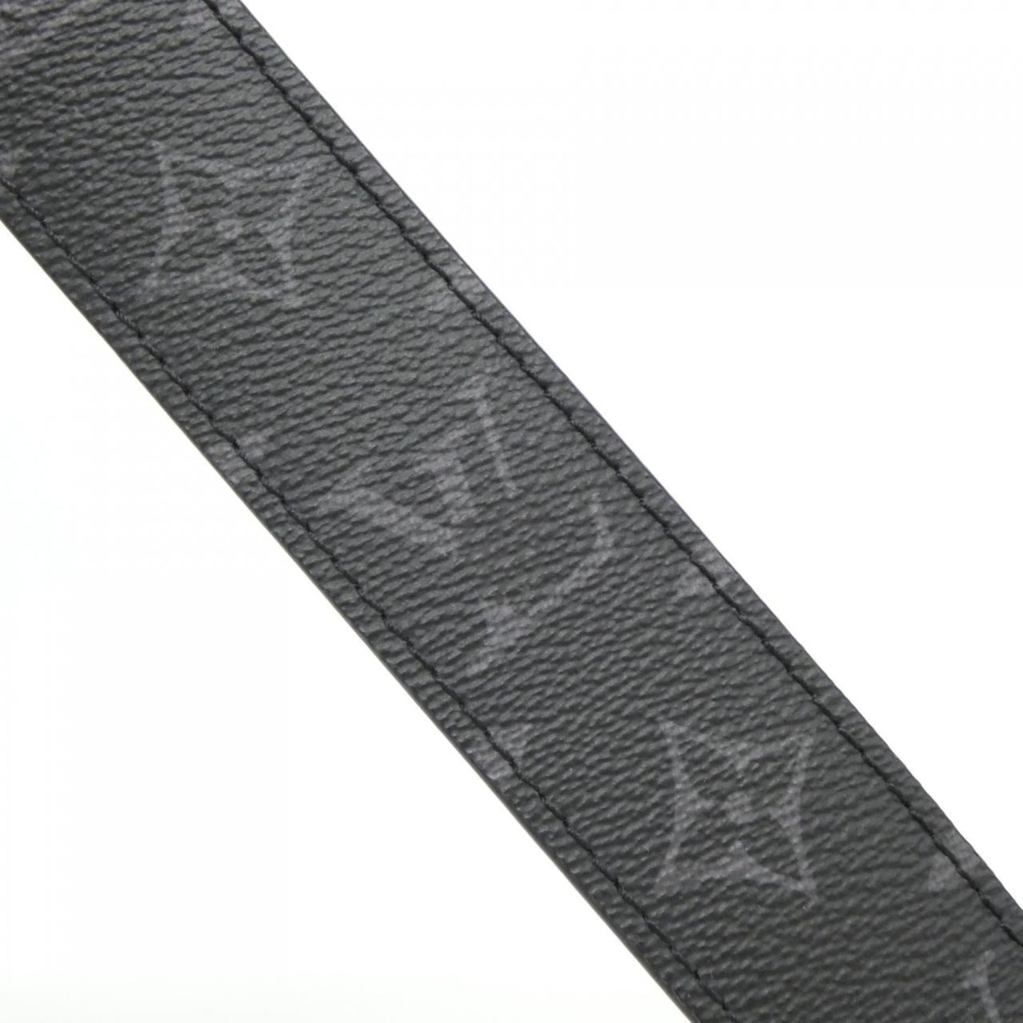 Louis Vuitton Taigarama Black Coated Canvas Leather Shoulder Bag
