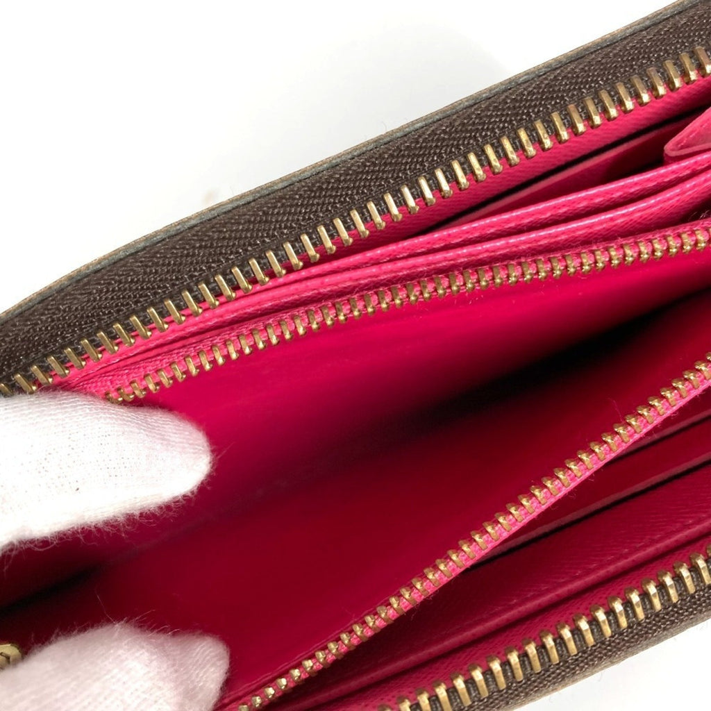 Louis Vuitton Monogram Brown Monogram Pink Monogram Long Wallet