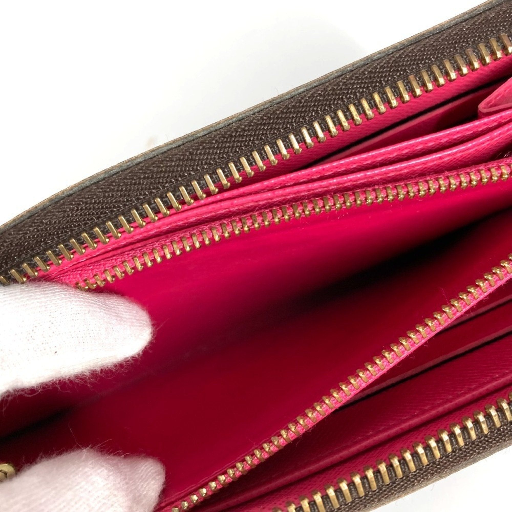 Louis Vuitton Monogram Brown Monogram Pink Monogram Long Wallet