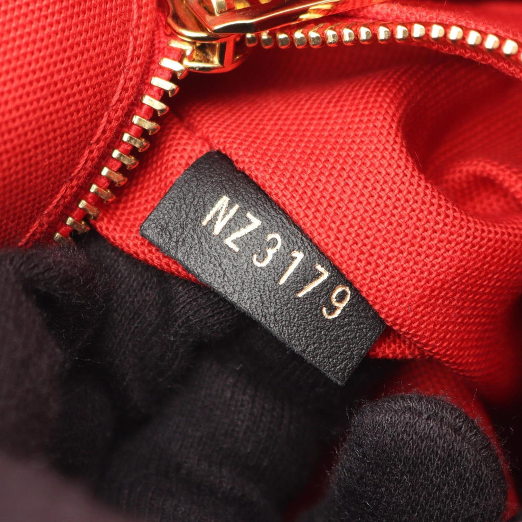 Louis Vuitton Beige Brown Coated Canvas Tote Bag