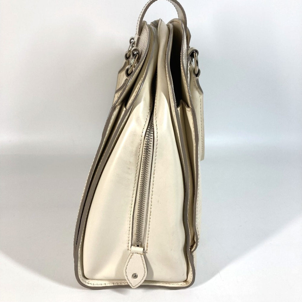 Louis Vuitton Lv Off White White Epi Leather Boston Bag Handbag Shoulder Bag