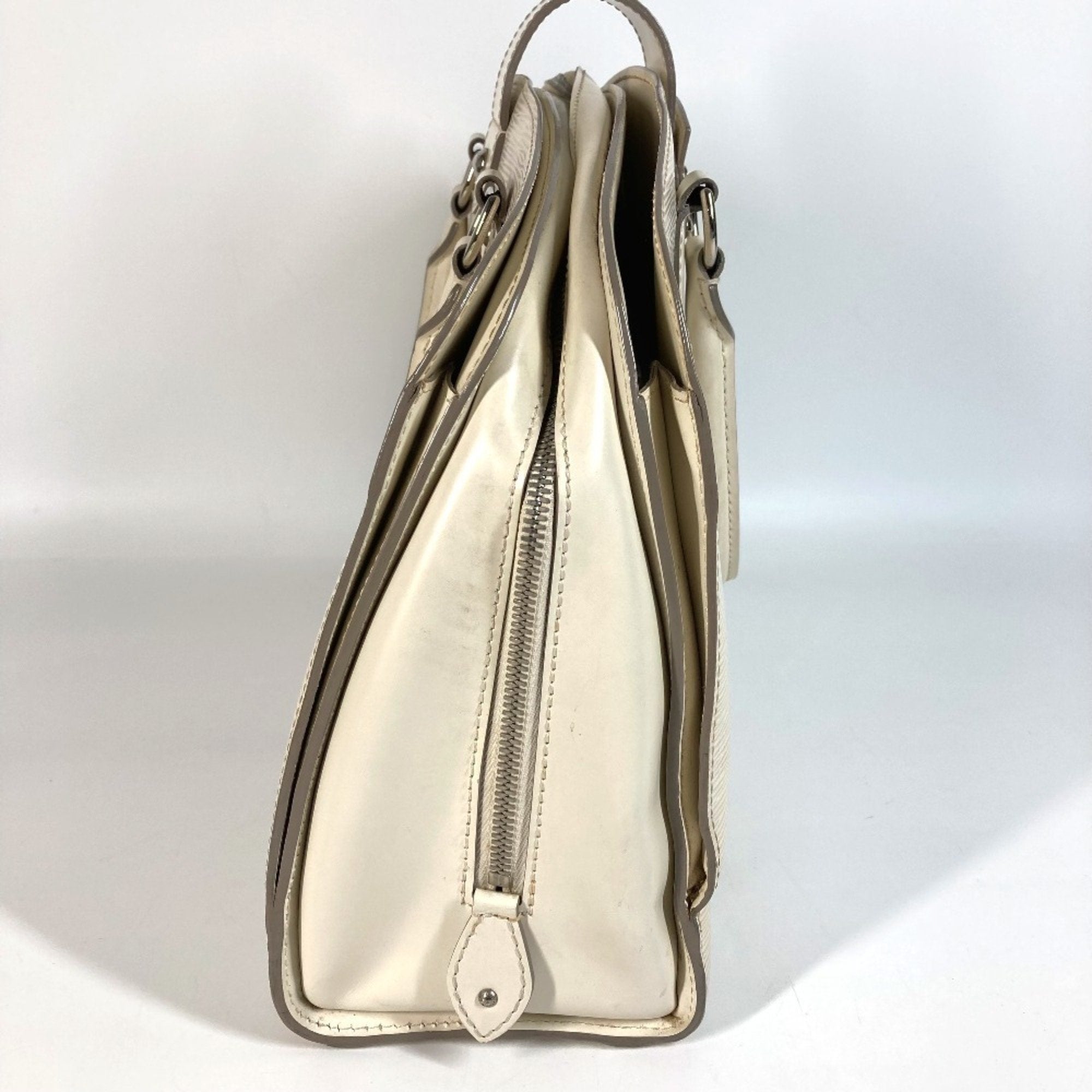 Louis Vuitton Lv Off White White Epi Leather Boston Bag Handbag Shoulder Bag