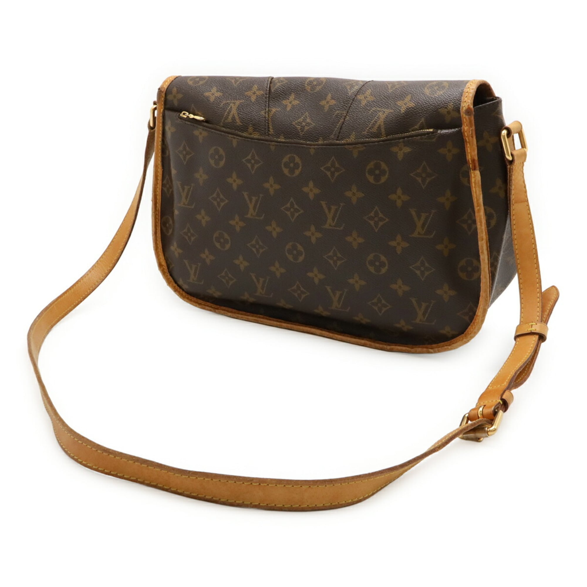 Louis Vuitton Brown Monogram Canvas Shoulder Bag