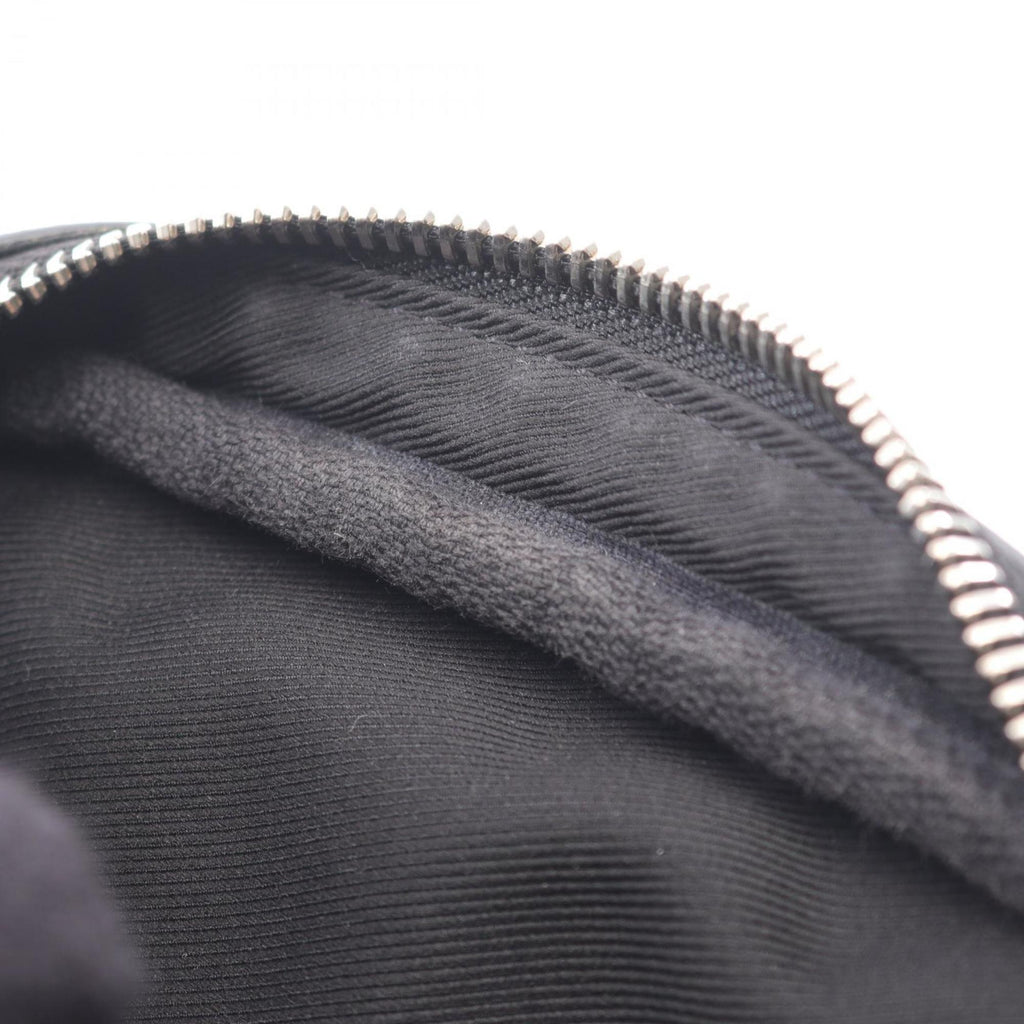 Louis Vuitton Black Coated Canvas Leather Fanny Pack Pochette