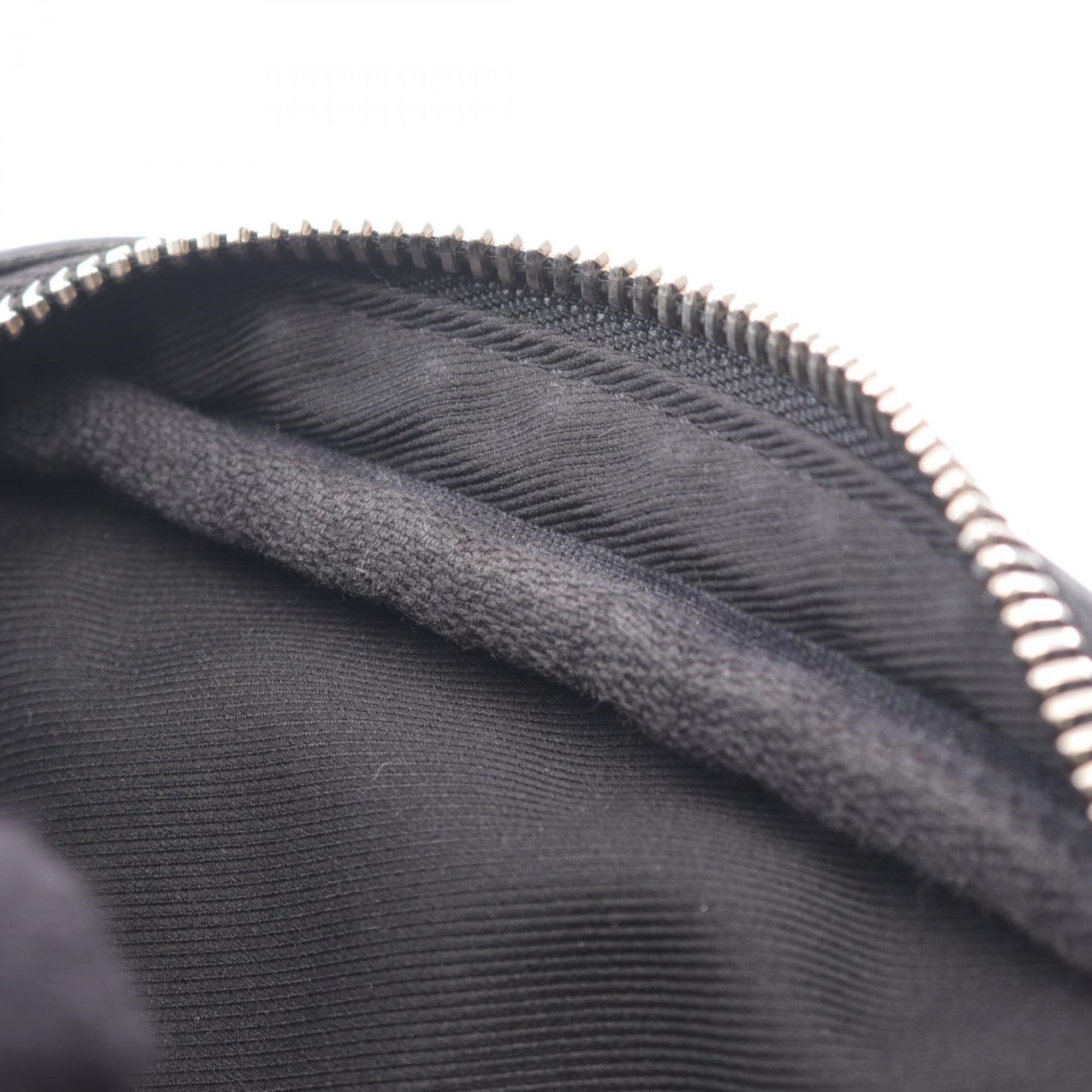 Louis Vuitton Black Coated Canvas Leather Fanny Pack Pochette
