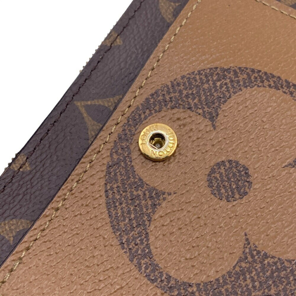 Louis Vuitton Brown Leather Wallet