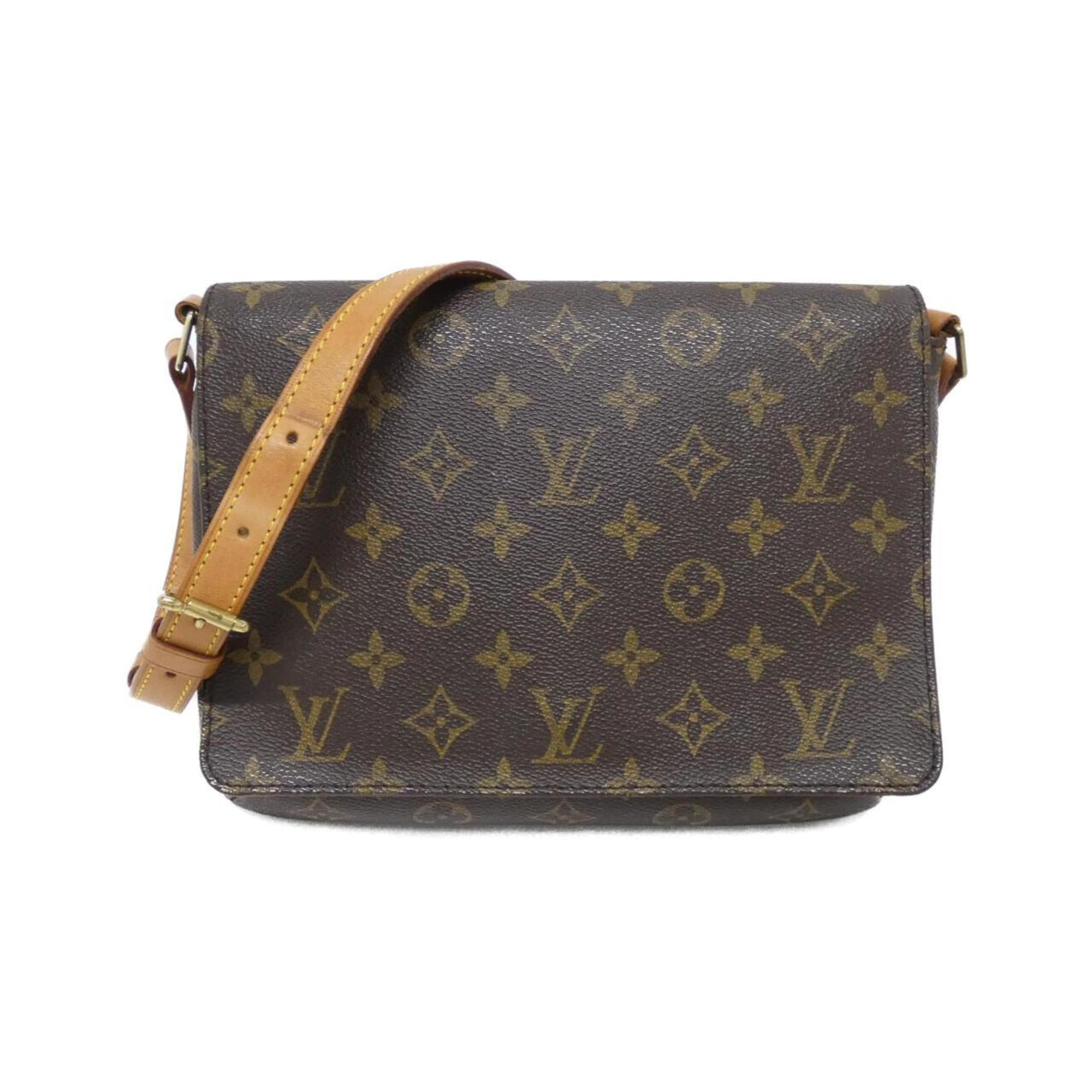 Louis Vuitton Marron Coated Canvas Shoulder Bag