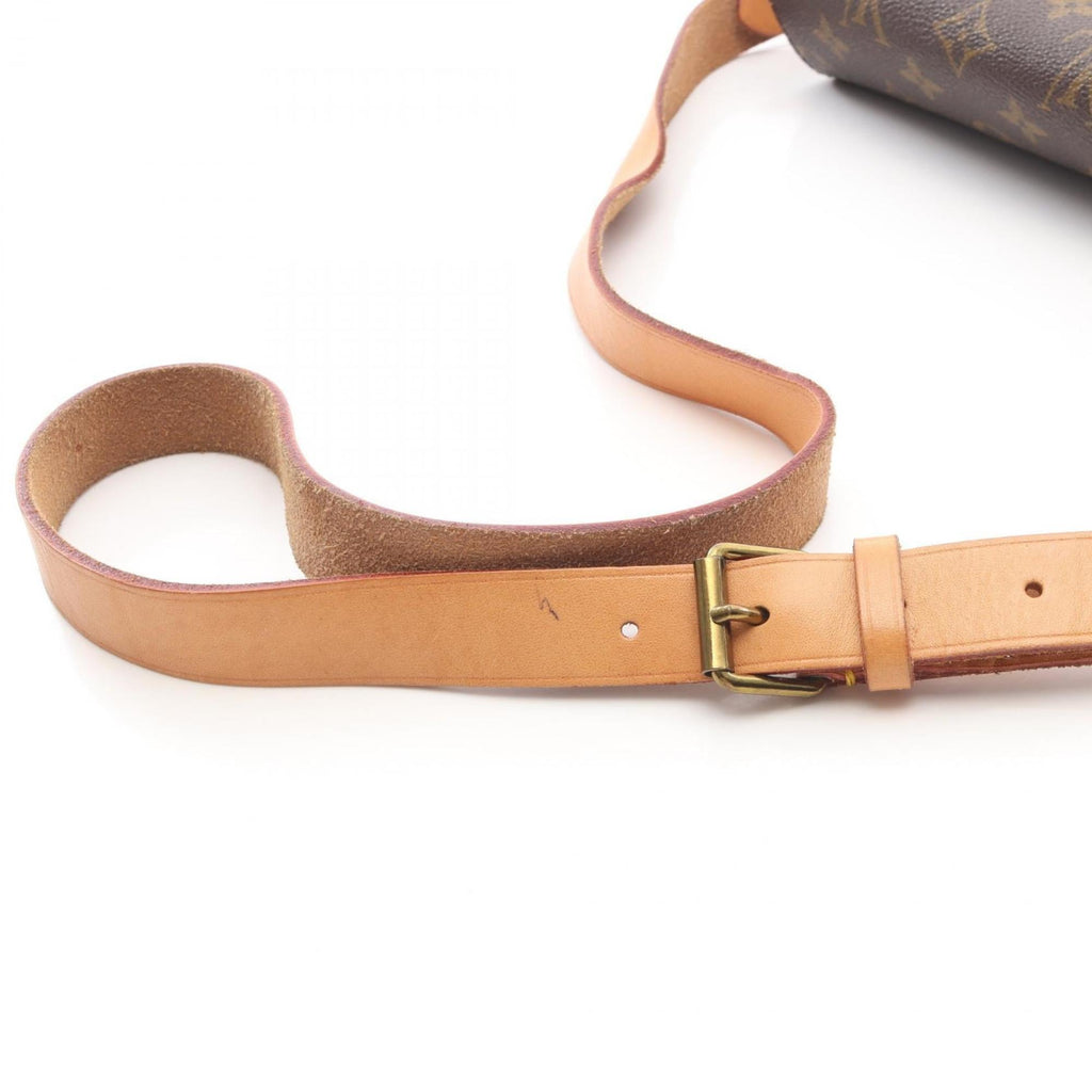 Louis Vuitton Brown Coated Canvas Pvc Monogram Leather Handbag Shoulder Bag