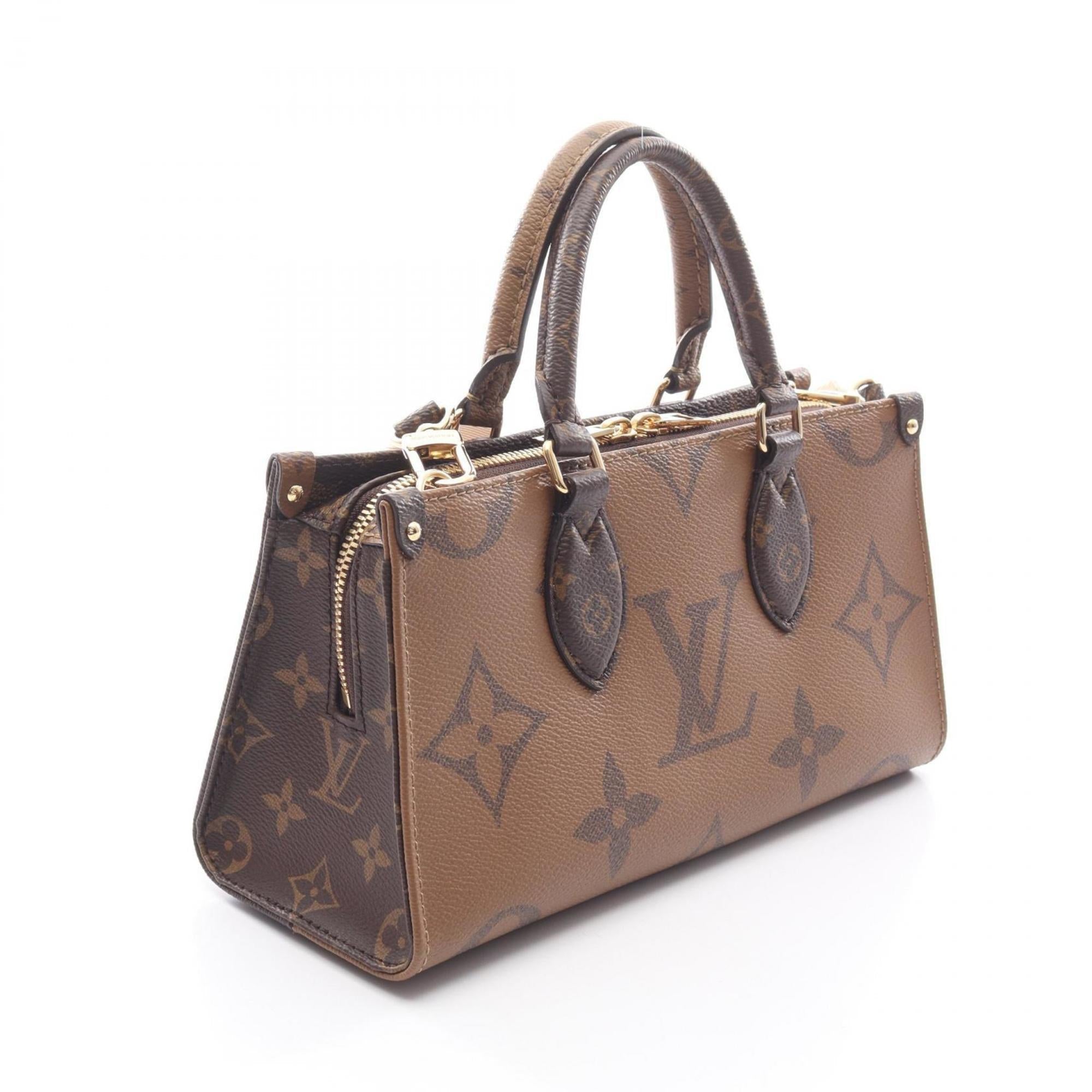 Louis Vuitton Brown Monogram Reverse Coated Canvas Handbag