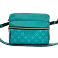 Louis Vuitton Green Leather Shoulder Bag
