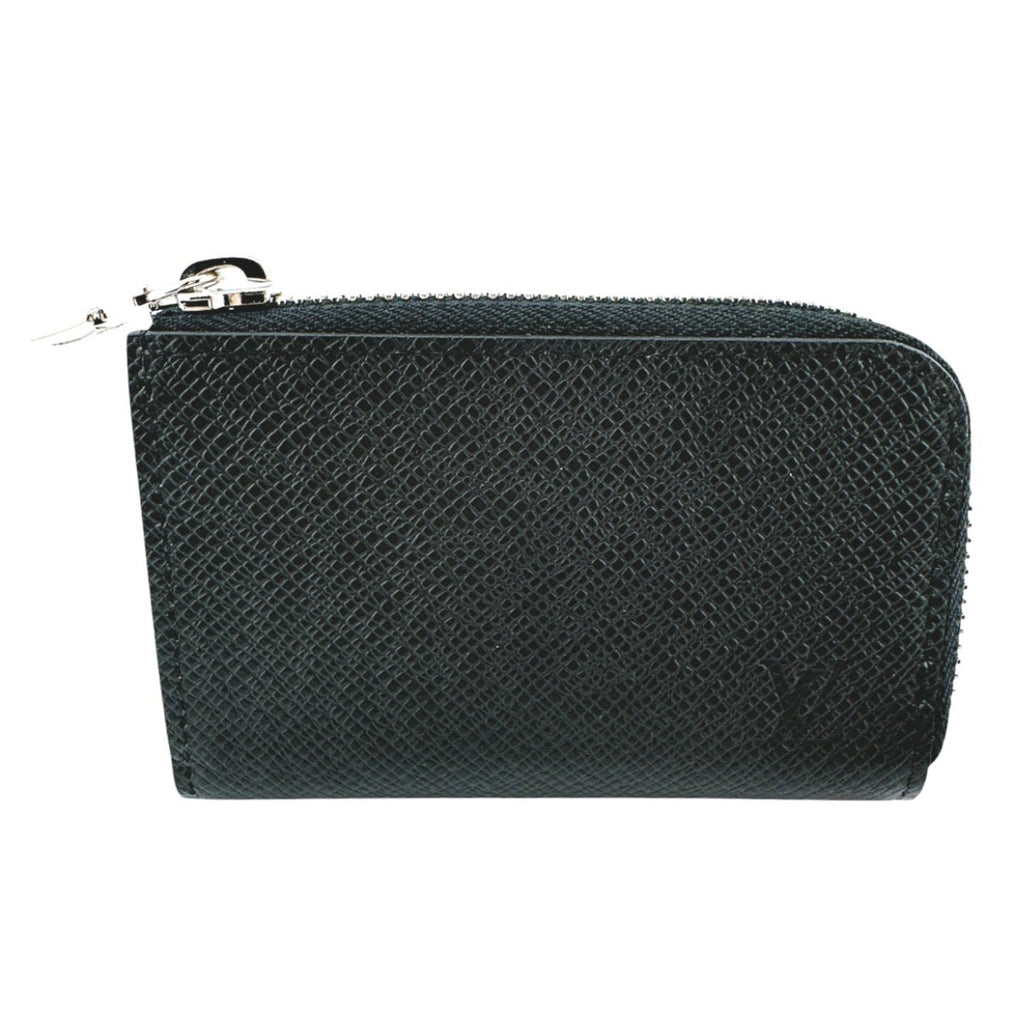 Louis Vuitton Taiga Ardoise Black Taiga Leather Coin Purse/Coin Case
