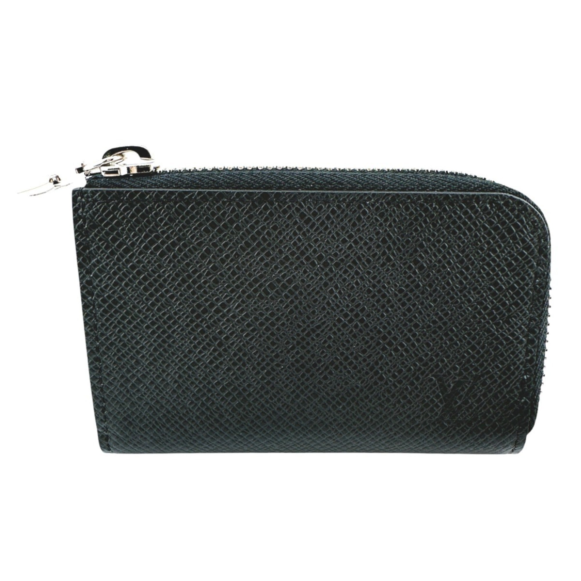 Louis Vuitton Taiga Ardoise Black Taiga Leather Coin Purse/Coin Case