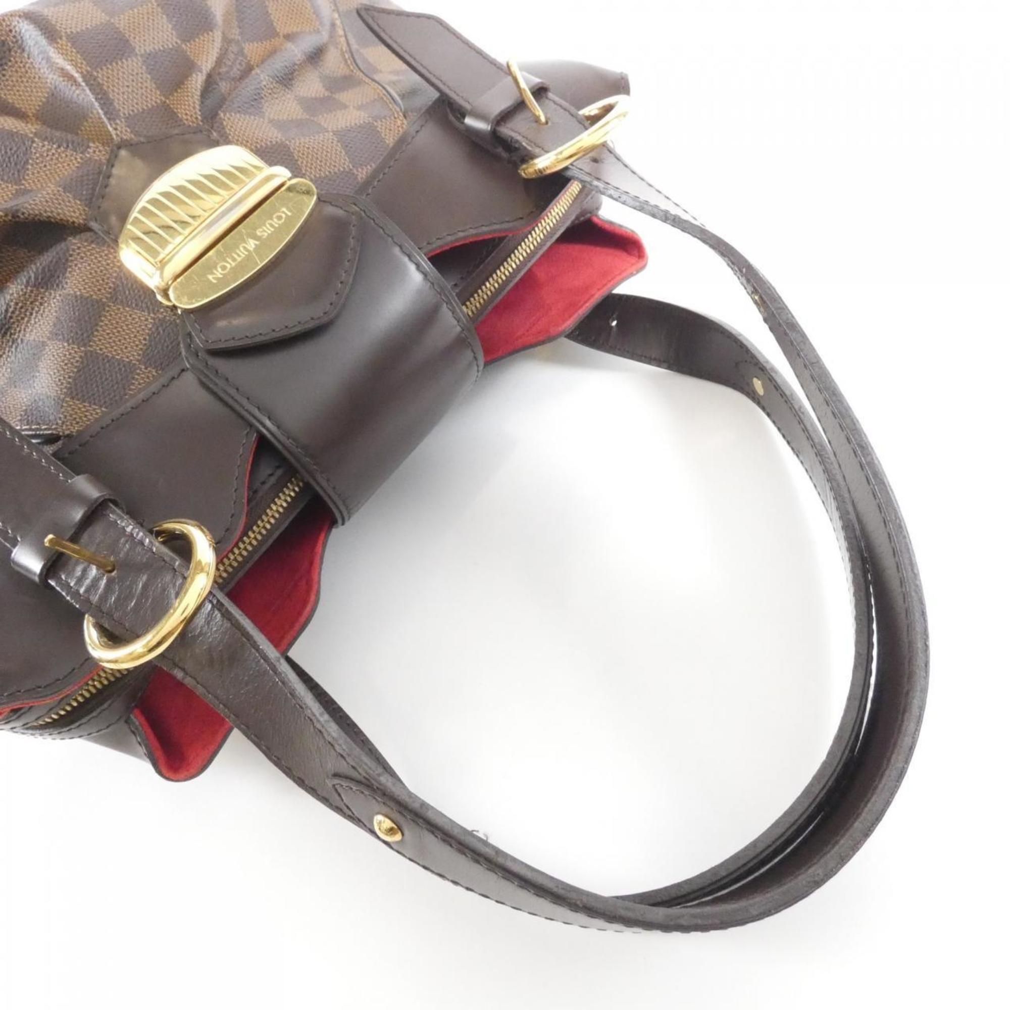 Louis Vuitton Damier Ebene Coated Canvas Handbag