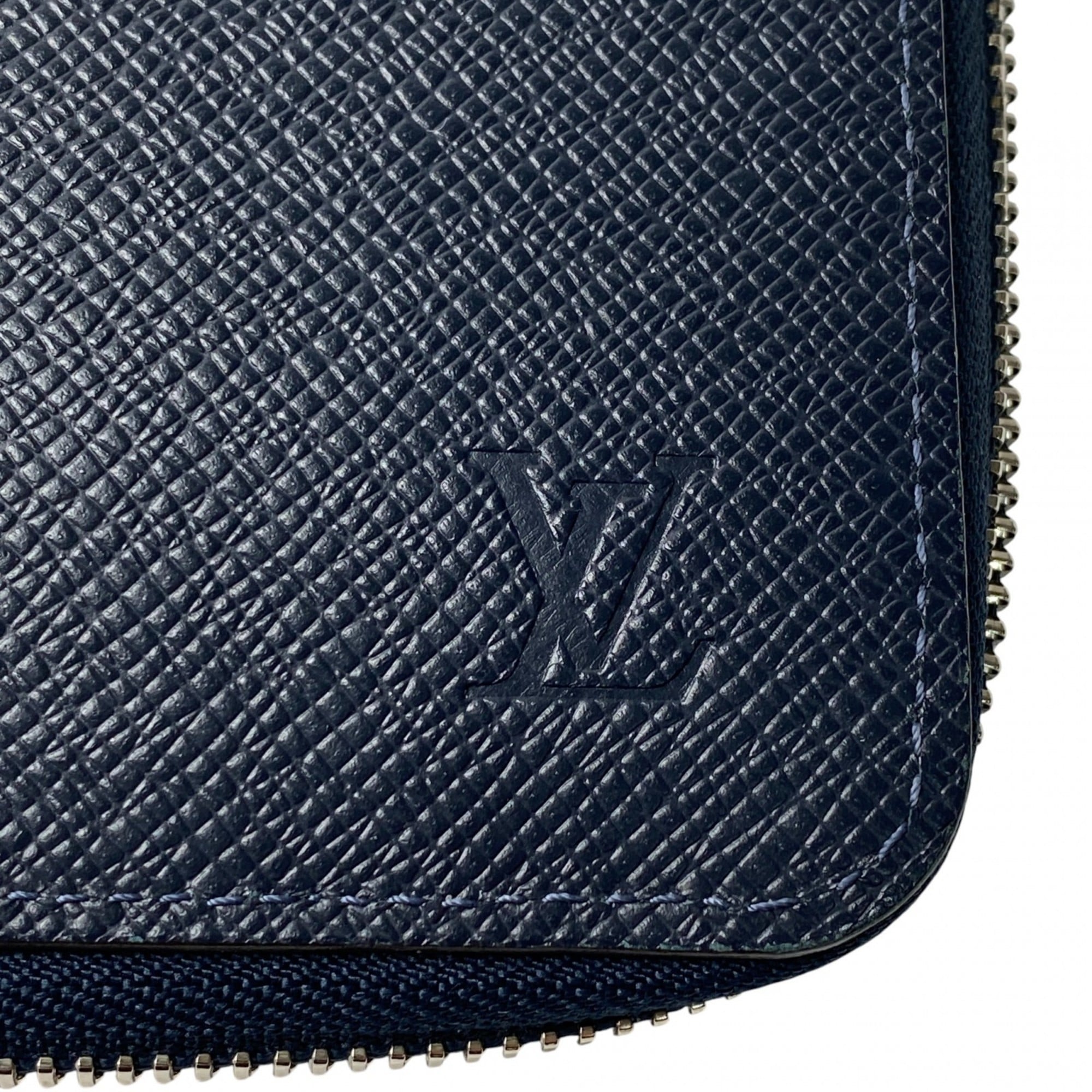 Louis Vuitton Navy Leather Long Wallet