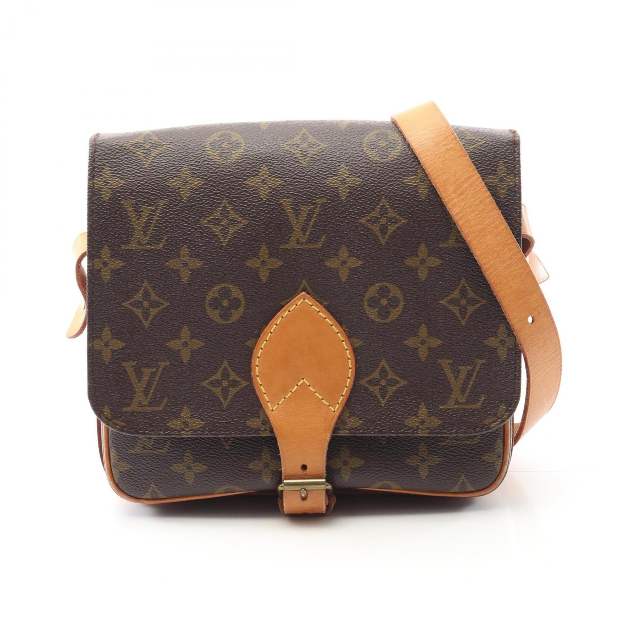 Louis Vuitton Brown Coated Canvas Pvc Monogram Leather Shoulder Bag