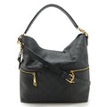 Louis Vuitton Black Noir Monogram Empreinte Shoulder Bag