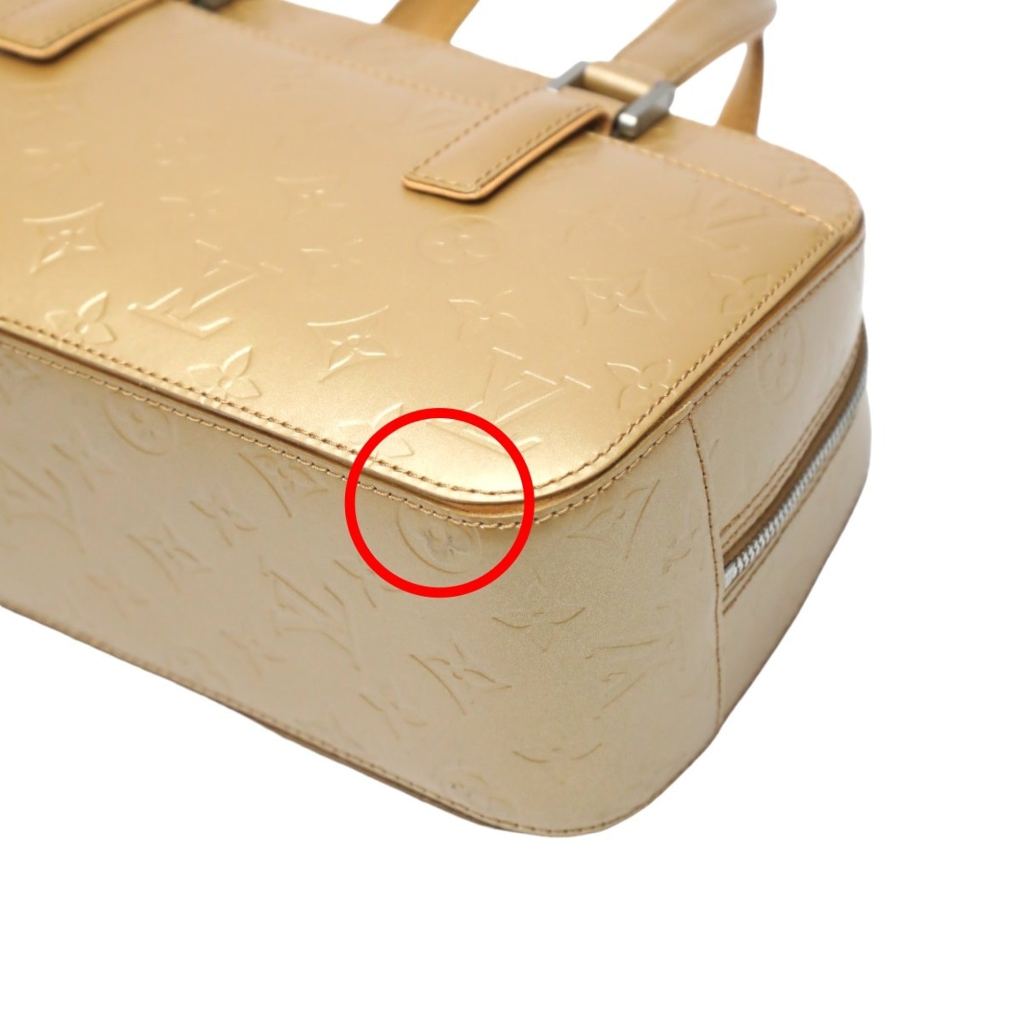 Louis Vuitton Gold Monogram Mat Handbag