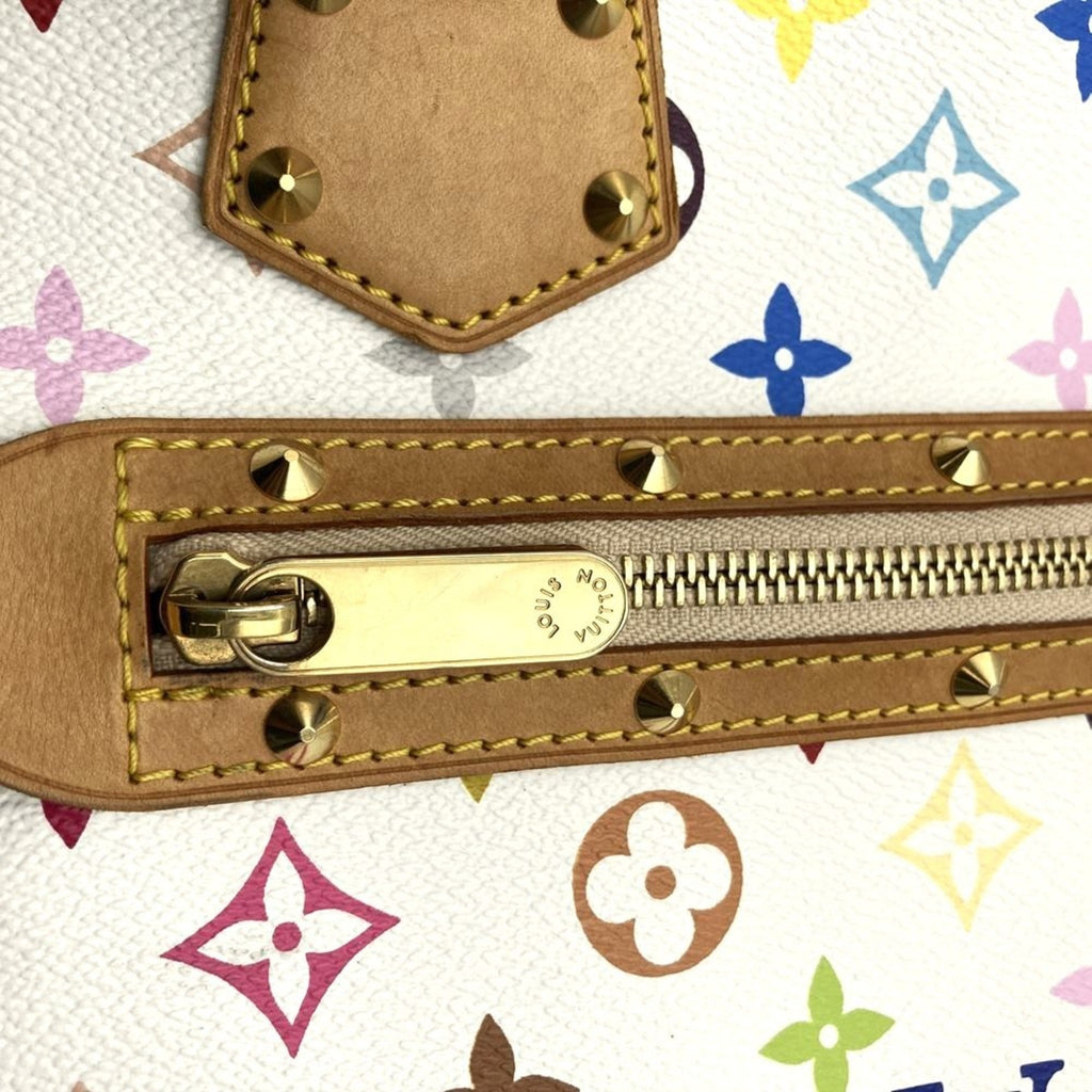 Louis Vuitton White Monogram Multicolore Handbag