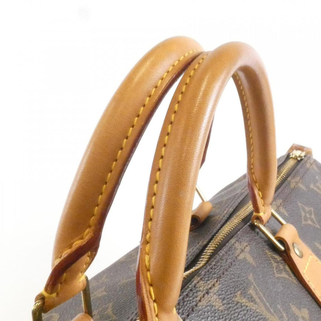 Louis Vuitton Marron Coated Canvas Boston Bag
