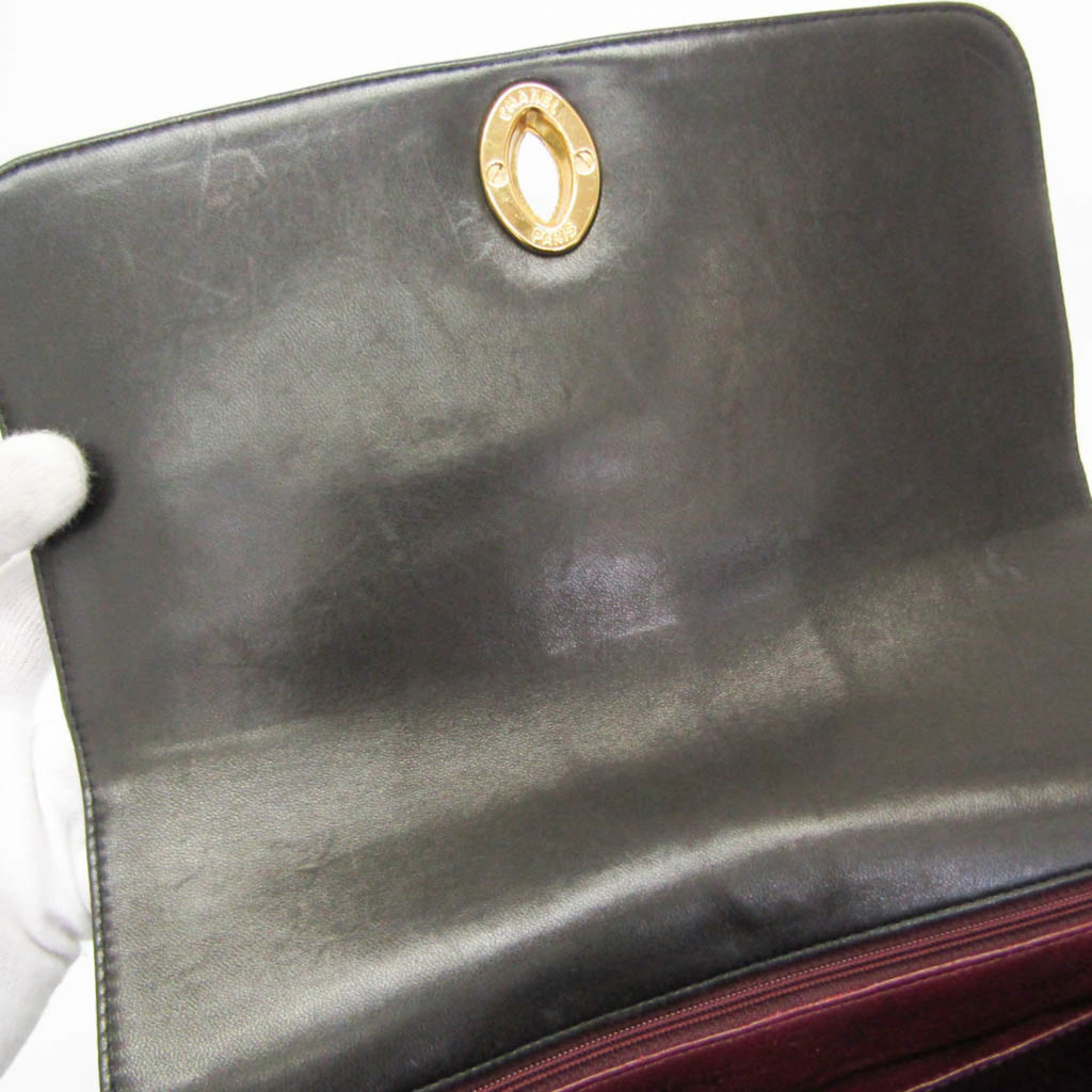 Chanel Mademoiselle Black Leather Shoulder Bag