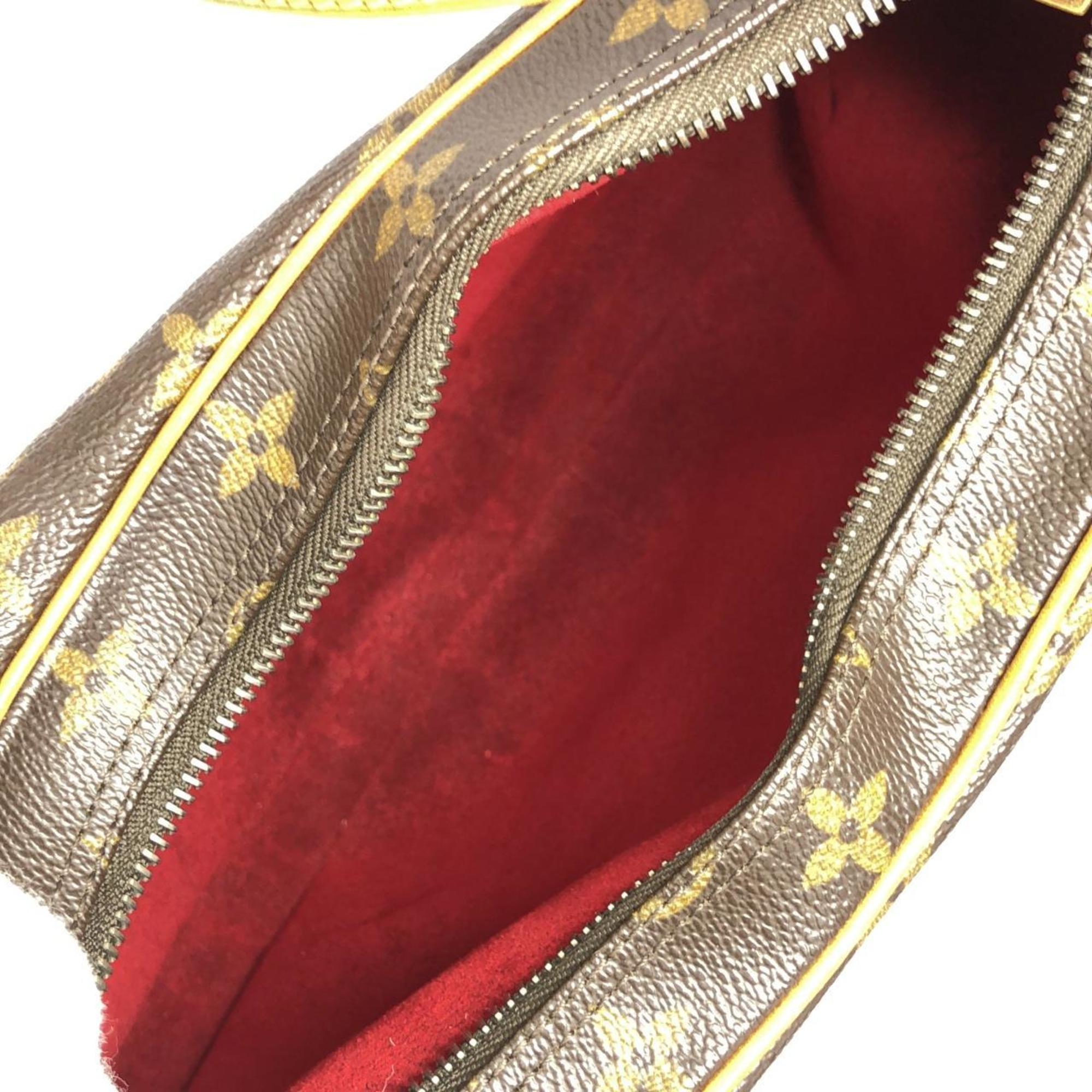 Louis Vuitton Marron Coated Canvas Shoulder Bag