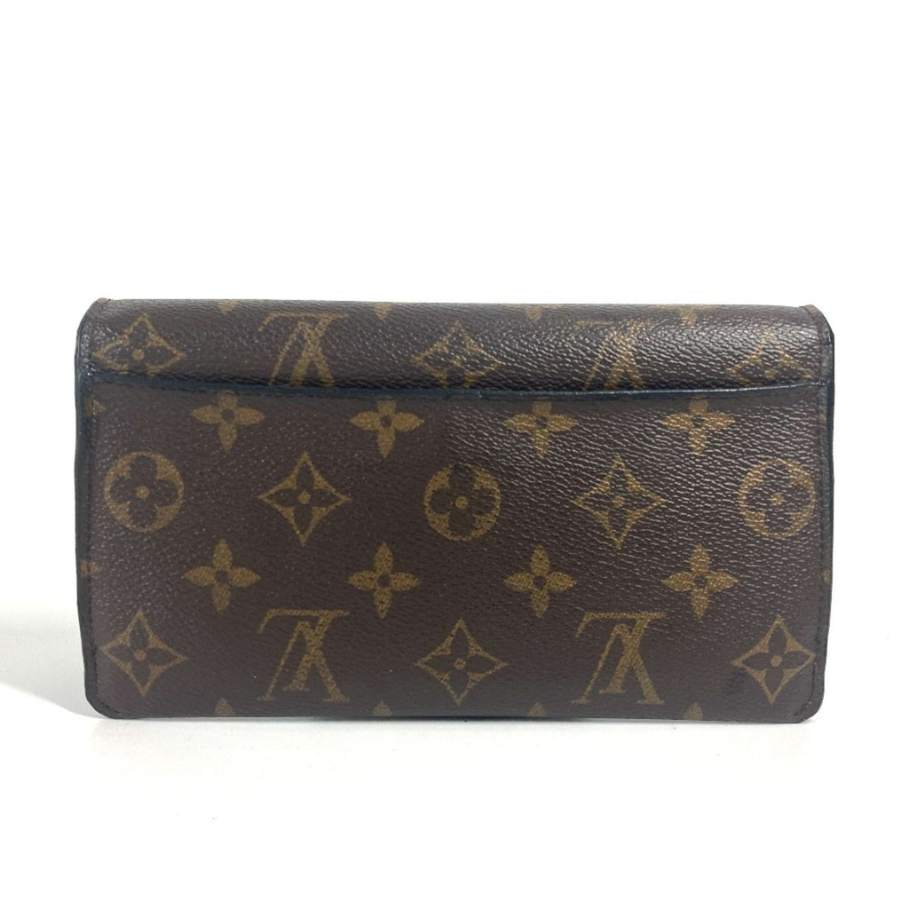 Louis Vuitton Monogram Brown Pink Monogram Long Wallet