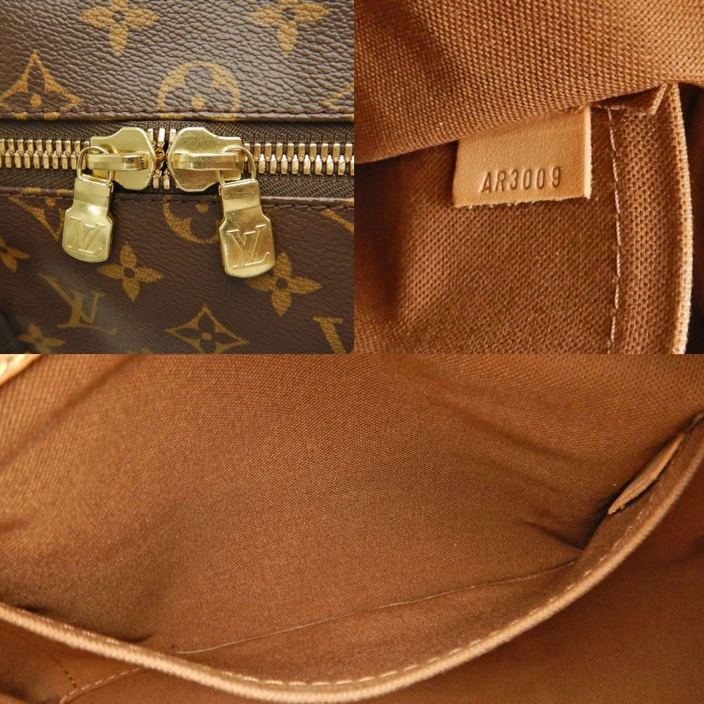 Louis Vuitton Monogram Brown Pvc Boston Bag