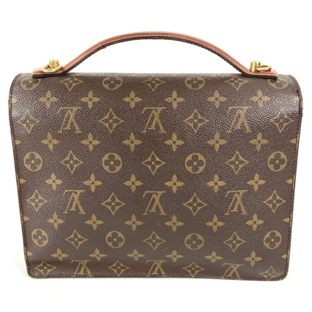 Louis Vuitton Brown Monogram Canvas Handbag