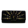Louis Vuitton Black Leather Long Wallet