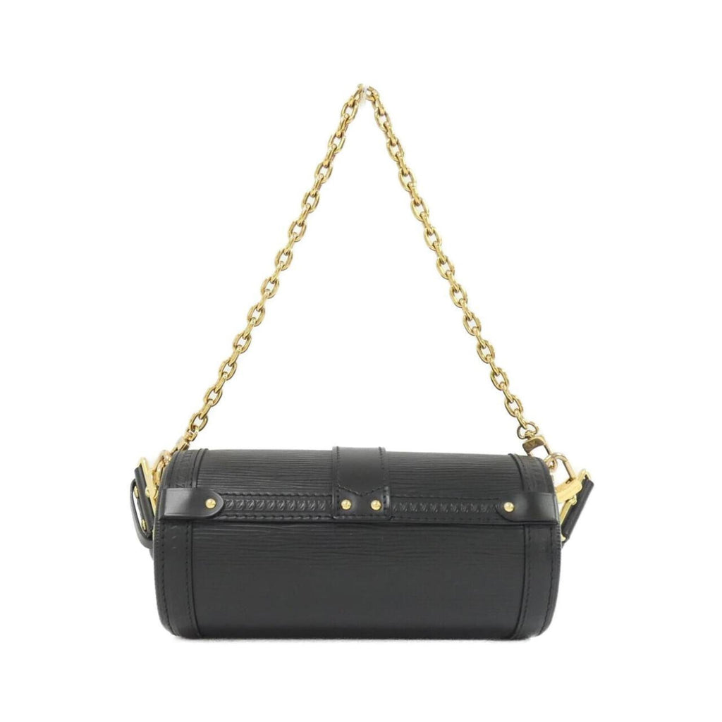 Louis Vuitton Black Leather Shoulder Bag