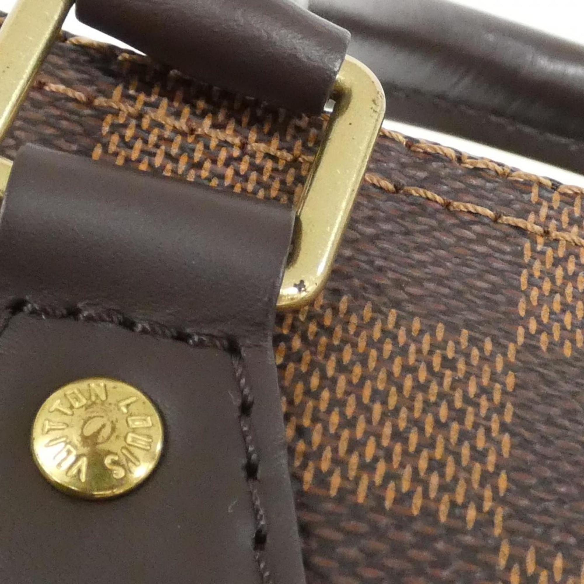 Louis Vuitton Ebene Coated Canvas Boston Bag
