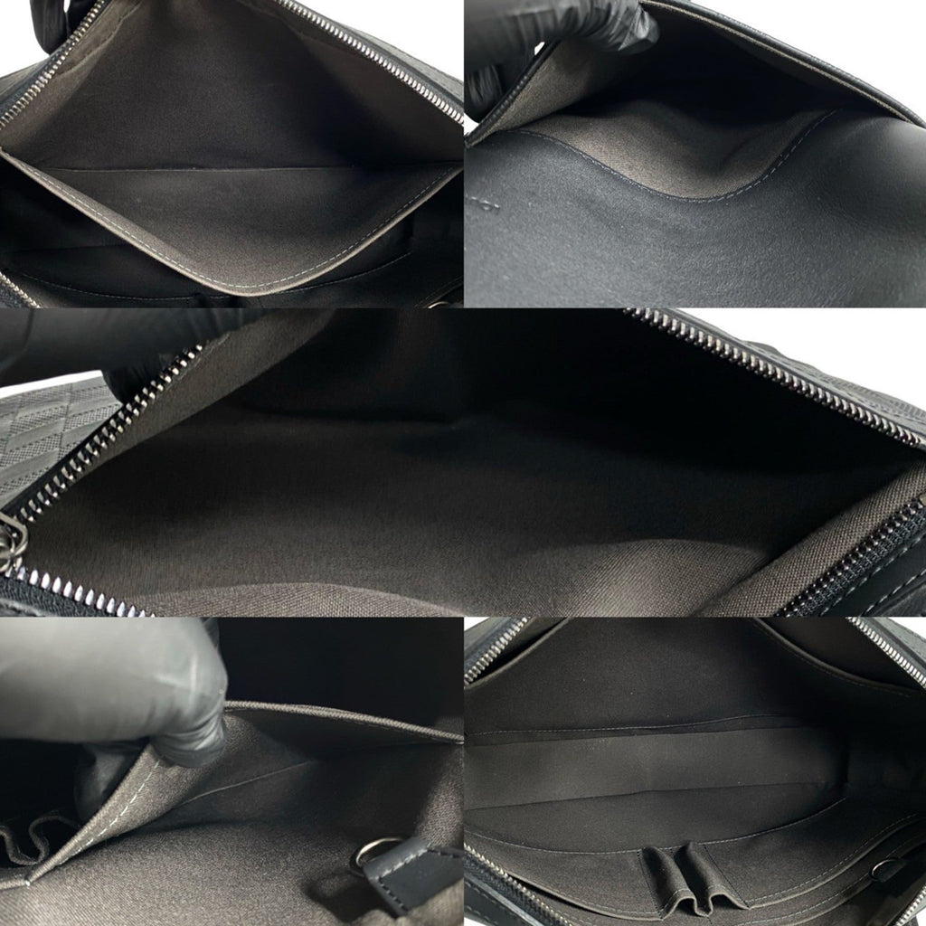 Louis Vuitton Black Leather Shoulder Bag