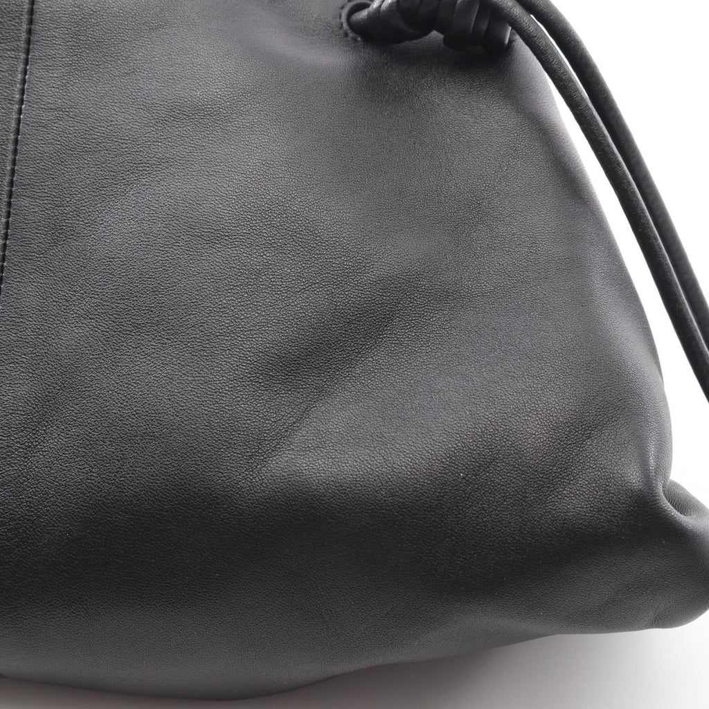 Bottega Veneta Black Leather Clutch Bag