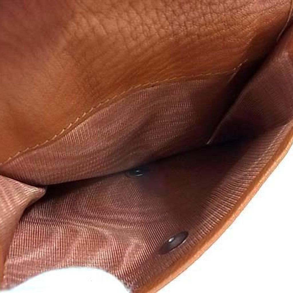 Prada Brown Leather Wallet (Tri-Fold)