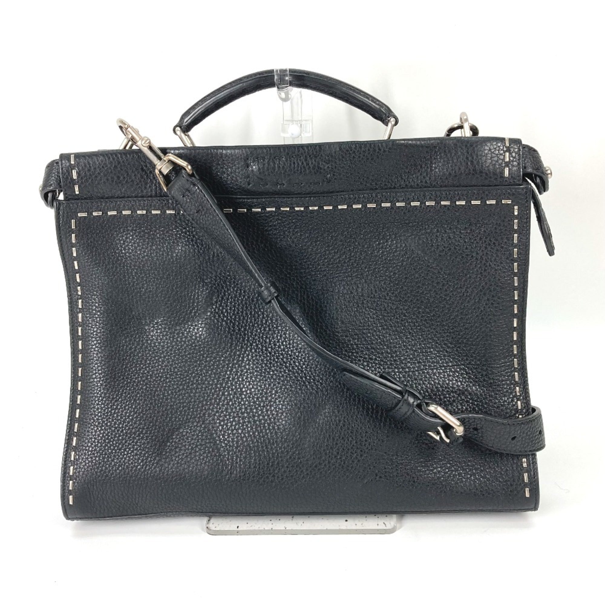 Fendi Black Leather Handbag