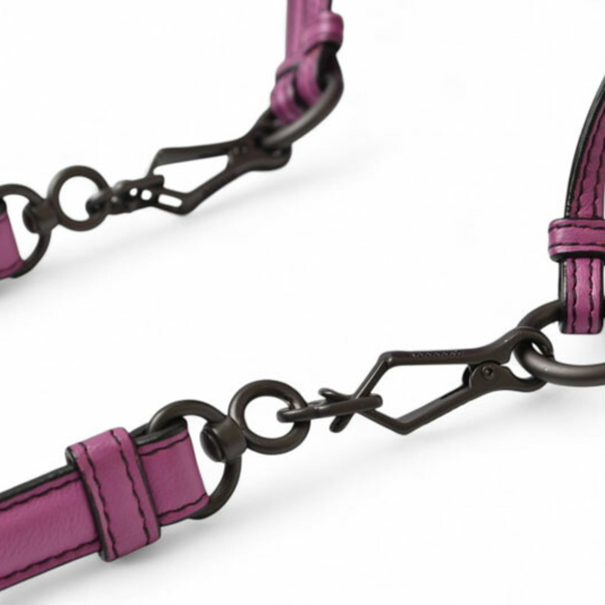Bottega Veneta Purple Leather Handbag Shoulder Bag