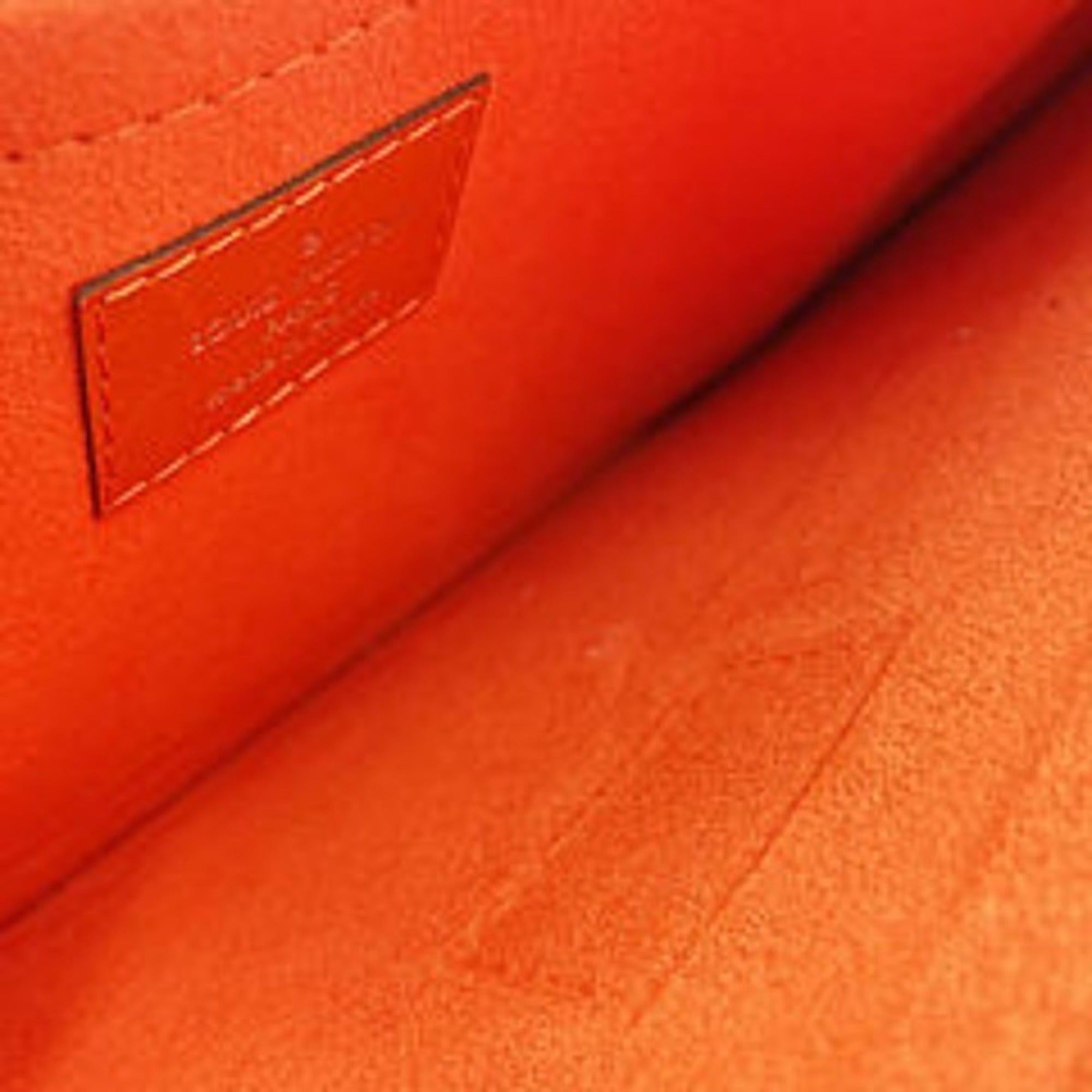 Louis Vuitton Orange Epi Leather Tote Bag