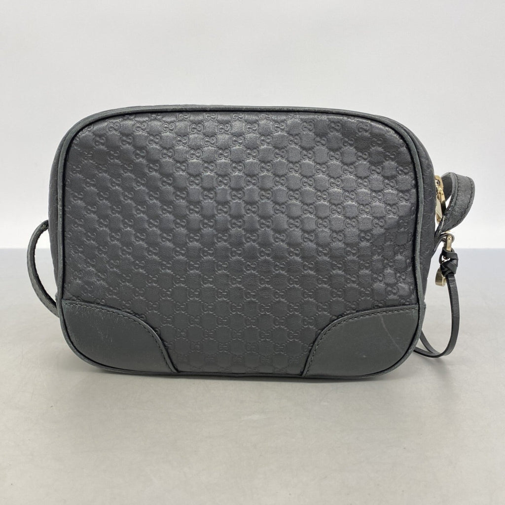 Gucci Black Leather Shoulder Bag (Pre-Owned)
