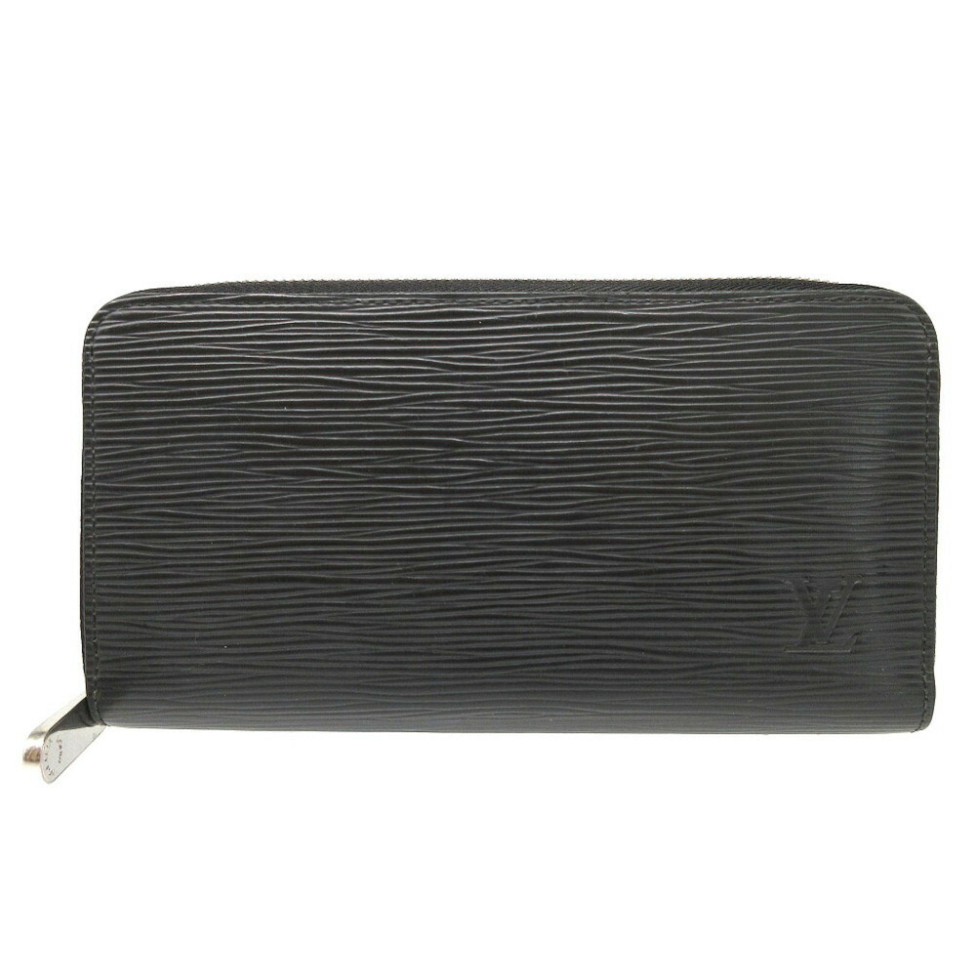 Louis Vuitton Epi Noir Epi Leather Long Wallet