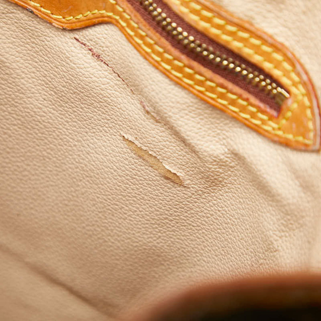 Louis Vuitton Brown Pvc Leather Shoulder Bag Tote Bag