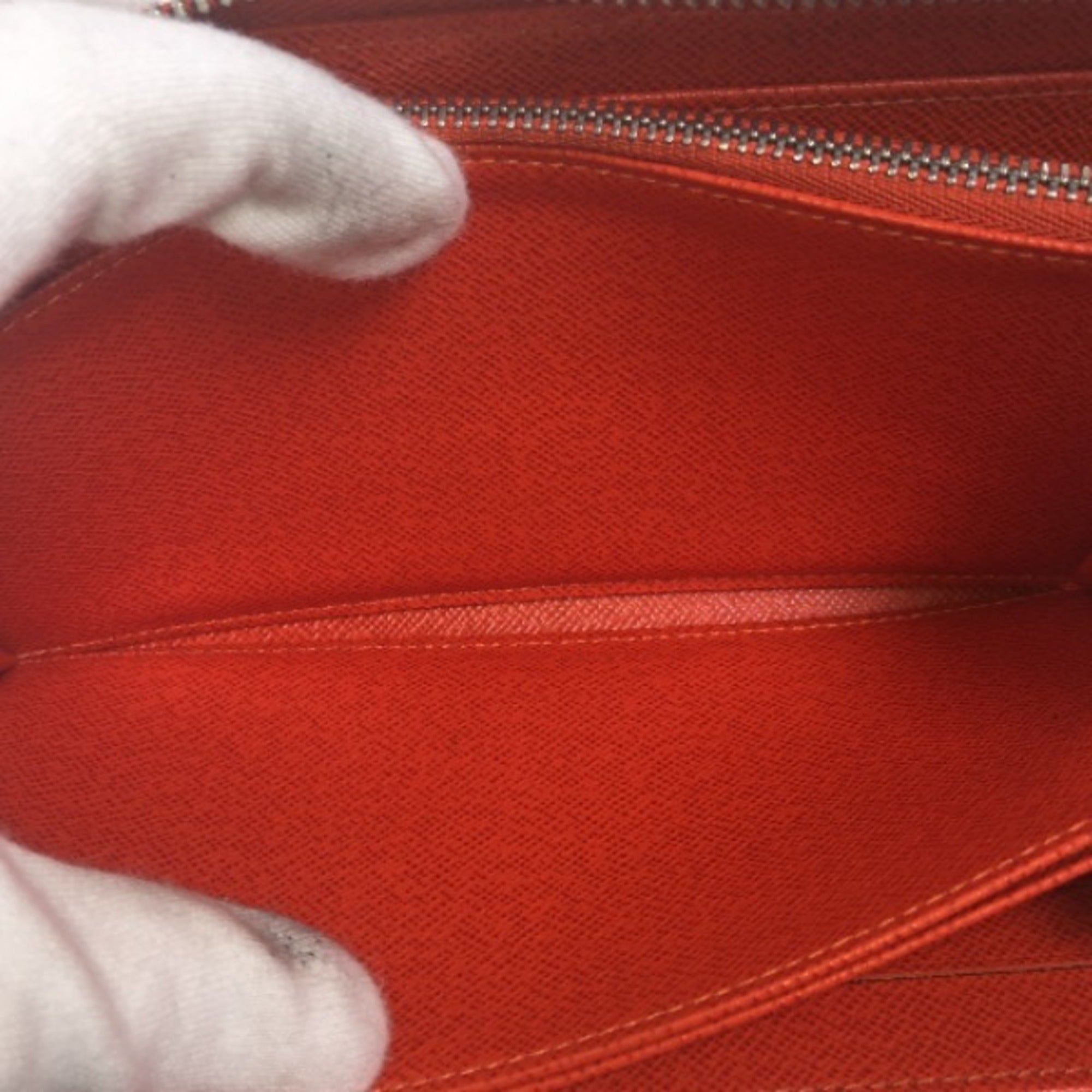 Louis Vuitton Epi Orange Epi Leather Long Wallet