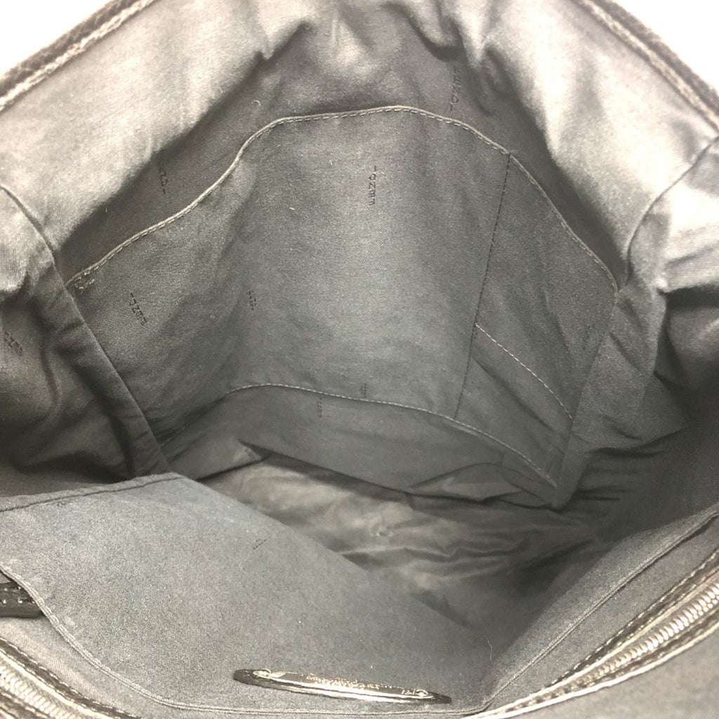 Fendi Black Leather Backpack