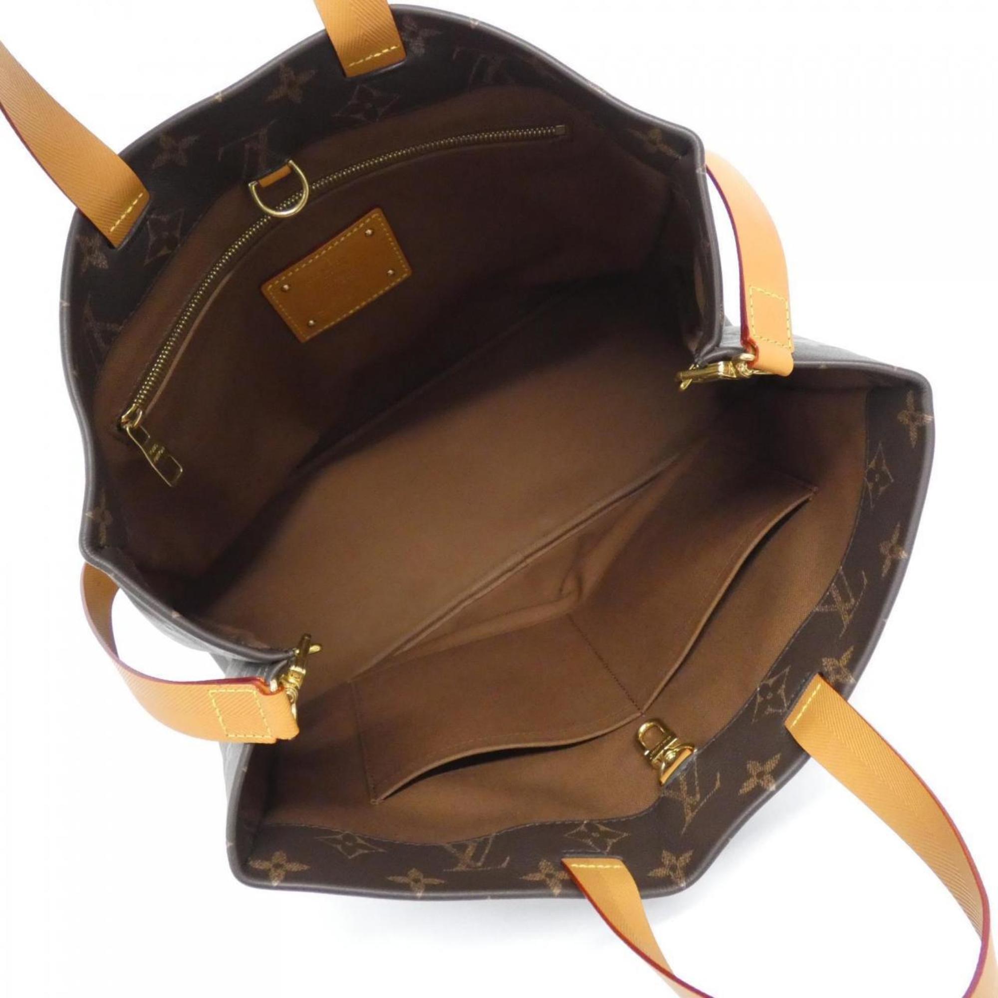 Louis Vuitton Brown Marron Leather Handbag
