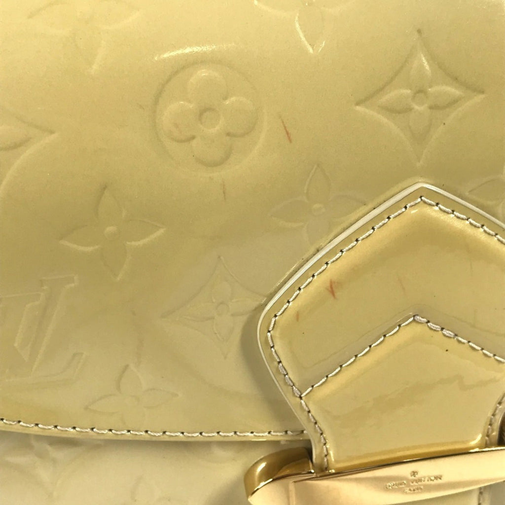 Louis Vuitton Yellow Monogram Vernis Shoulder Bag