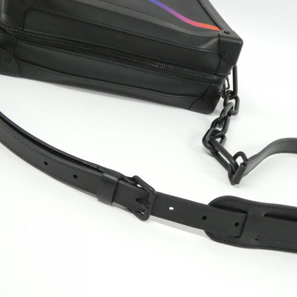 Louis Vuitton Black Leather Shoulder Bag
